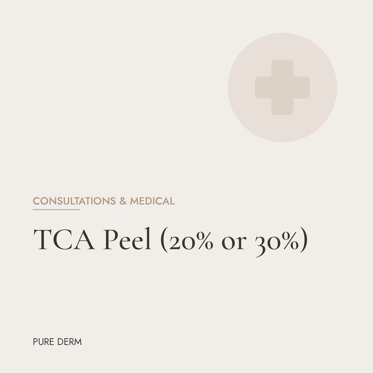 TCA Peel (20% or 30%)