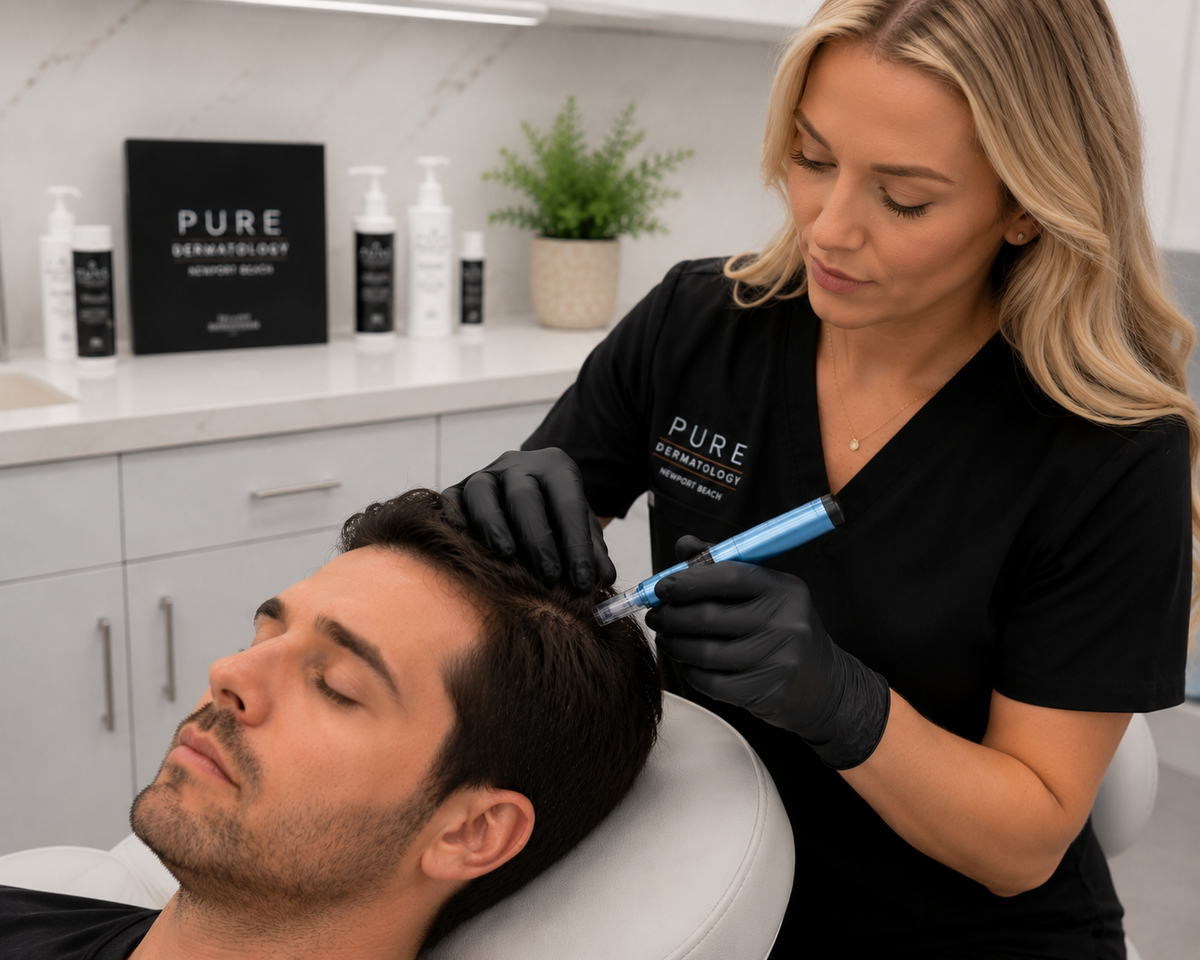 Exosome Microneedling for Hair Loss