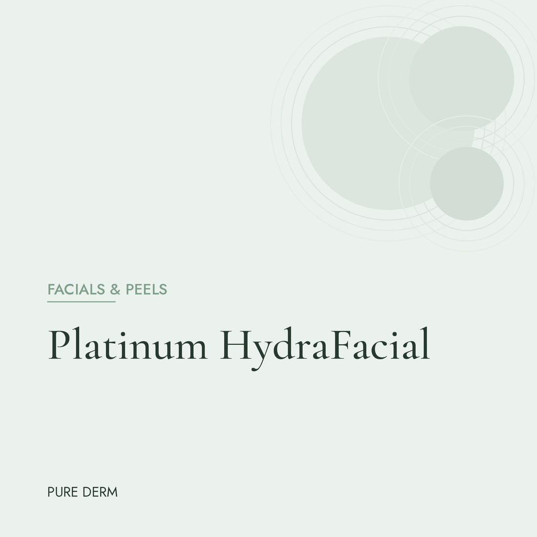 Platinum HydraFacial